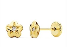 Boucles D'Oreilles En Or 18K