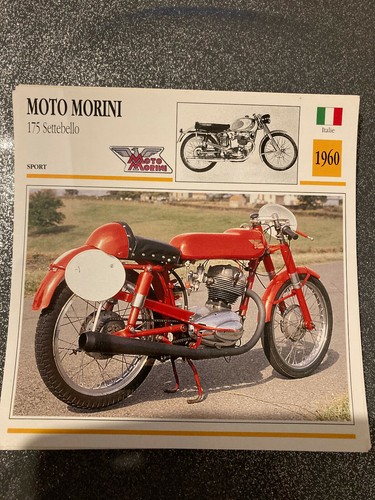 Carte fiche moto collection - fiche,