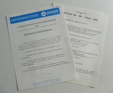 Feuillets informations dossier