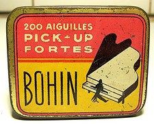 Boîte aiguilles gramophone - boîte,