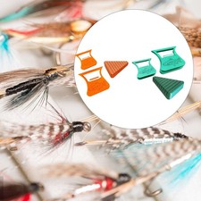 Pinces à hackle pour montage de mouches, pinces à plumes, matériel portable