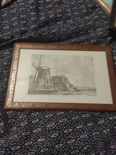 Lithographie ancienne signé - ancienne,