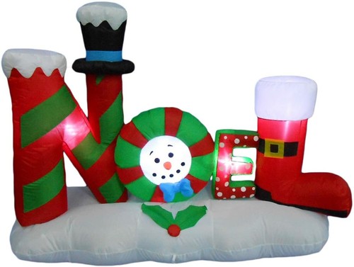 Lighted inflatable noel - ft.,