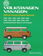 Vanagon Service Manuel Réparation Atelier Bentley Car Westfalia Volkswagen Livre