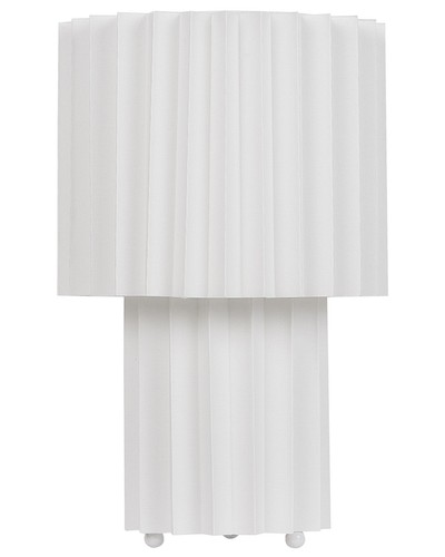 Lampe table lin - lampe, blanc