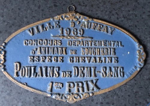Plaque concours agricole - de,
