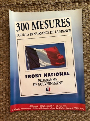 Affiche front national - affiche,