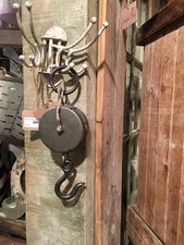 Pulley Decorative Antique Reproduction Metal Vintage Industrial