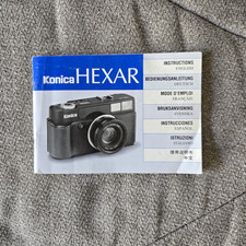 Mode d'emploi Instructions Konica HEXAR