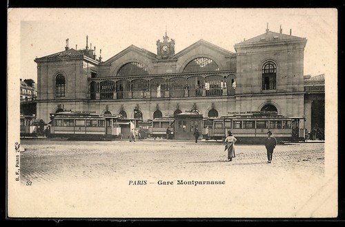 Cpa paris gare montparnasse - cpa,
