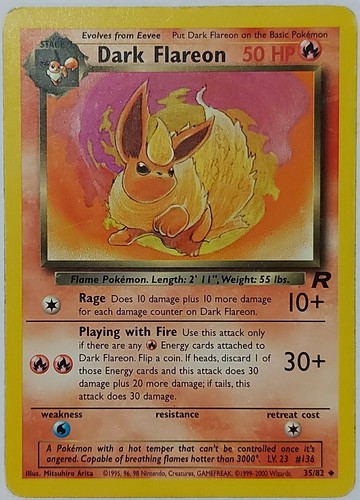 Dark flareon pokemon - dark, 35/82