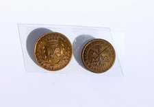 RARE 2 BOUTON UNIFORME -