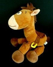 T9- DOUDOU PELUCHE NICOTOY DISNEY PIXAR CHEVAL PILE POIL TOYS STORY 27cm - TTBE 