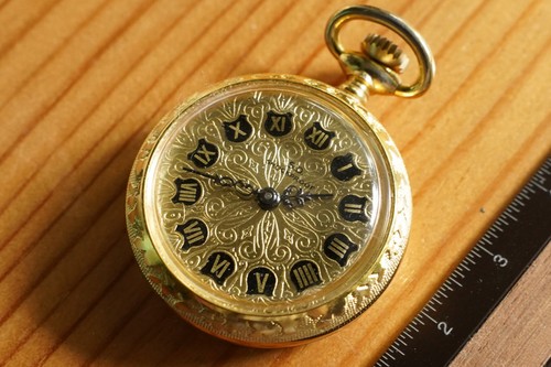 Montre gousset plaquée - plaquée, or