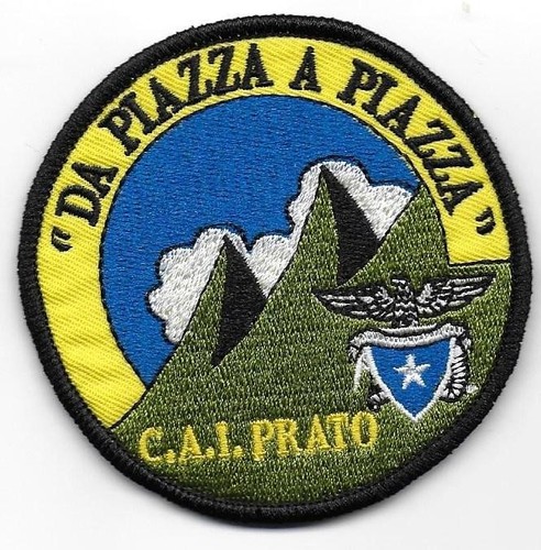 Ecusson italie cai prato - prato, alpes