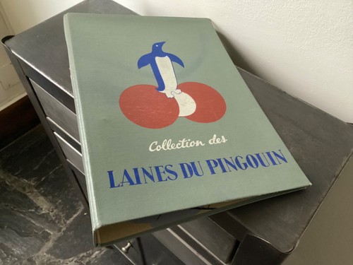 Ancien classeur publicitaire - ancien,