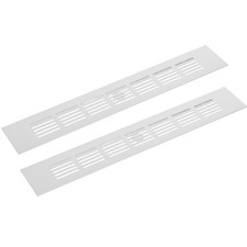  2 Pcs Grille Soupirail Couvertures D'aération De Plafond Calandre À Éventail