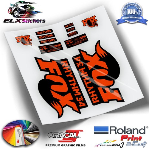 Stickers fourche fluor - fourche,