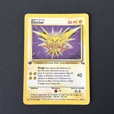 Carte Pokémon ÉLECTOR 15/62 EDITION 1 ED1 Fossile FR