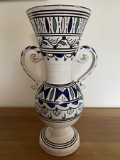 VASE ORIENTAL MOTIFS BLEU/VERT