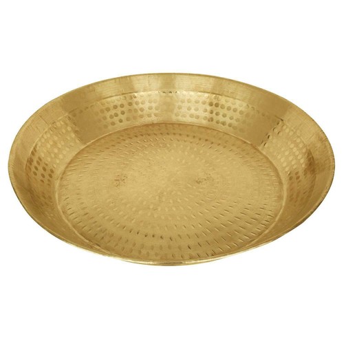 Plat tarte laiton - plat, pur