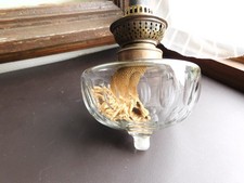 ancienne toupie de piano , reservoir de lampe a pétrole XIX éme