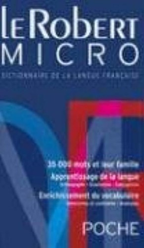 Robert micro dictionnaire - le,