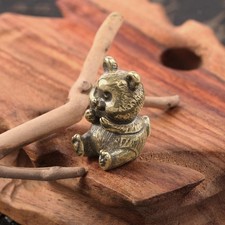Panda en laiton ours figurine Sculpture miniature panda ours statue figurine