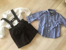 TARTINE & CHOCOLAT: ENSEMBLE HABILLÉ CÉRÉMONIE 18 MOIS SHORT CHEMISE BLANCHE