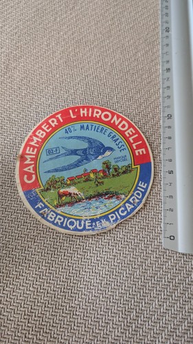 étiquette ancienne fromage - ancienne,