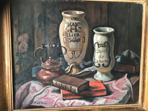 Huile sur toile artiste - ,