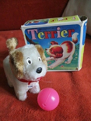 Jouet petit chien mécanique - chien,