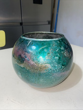 JEAN NOËL BOUILLET vase boule verre laqué