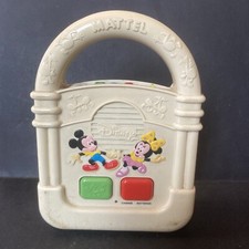 MATTEL Lecteur cassette portable vintage Lecteur K7 DISNEY Mickey Et Minie
