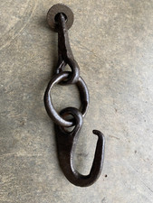 Ancien crochet sur tige à