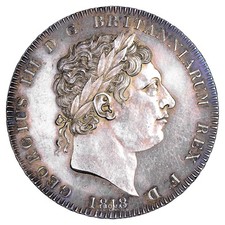 Great Britain coin - George III - Crown 1818 - LVIII - Proof-like