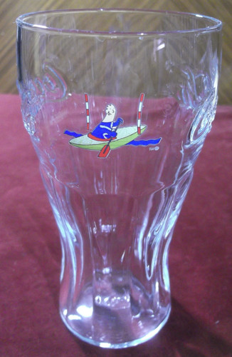 Verre coca cola - coca, mascotte