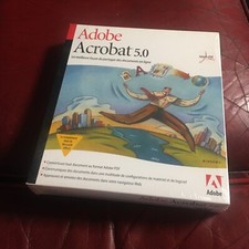 New Sealed adobe acrobat 5.0 Windows Fr