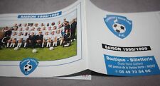 CATALOGUE boutique * CHAMOIS NIORTAIS / NIORT 1998/1999