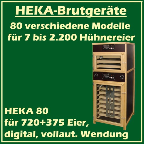 Heka incubateur automatique - heka, 80