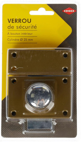 Verrou sécurité porte à - de,