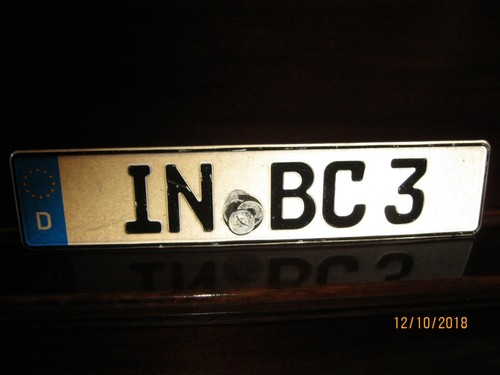 German license plate - german,