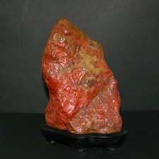 Suiseki, Bonseki, pierre rouge