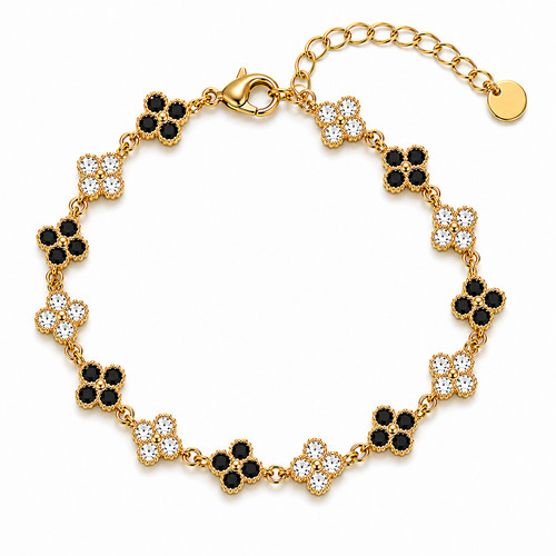 Bracelet princesse trèfle