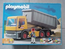 PLAYMOBIL CHANTIER 3265 : Camion de chantier/ benne basculante (P&M) 2002.