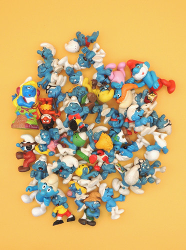 Lot schtroumpfs 43 figurines - lot,