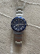 montre automatique fossil homme bleu 46mm