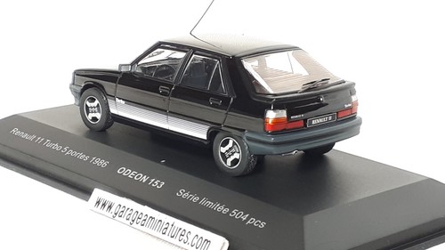 R11 turbo renault noire - r11, 5