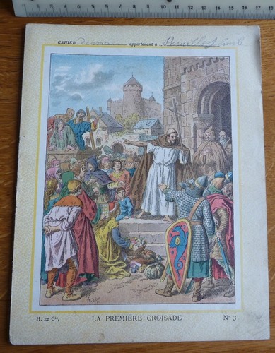 Ancien protège cahier - ancien, protège-cahier