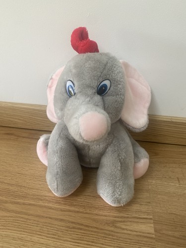 Peluche éléphant gris rose - peluche,